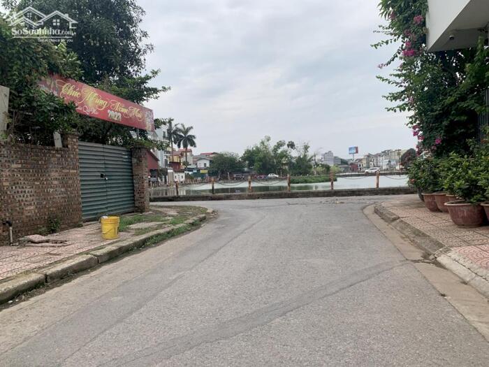 Hình ảnh Bán đất gần hồ hiện hữu Cự Khối, khu đấu giá X2 Cự Khối, 91m2 mặt tiền đẹp 7m đường ô tô tránh vỉa hè, giá nhỉnh 18 tỷ 1
