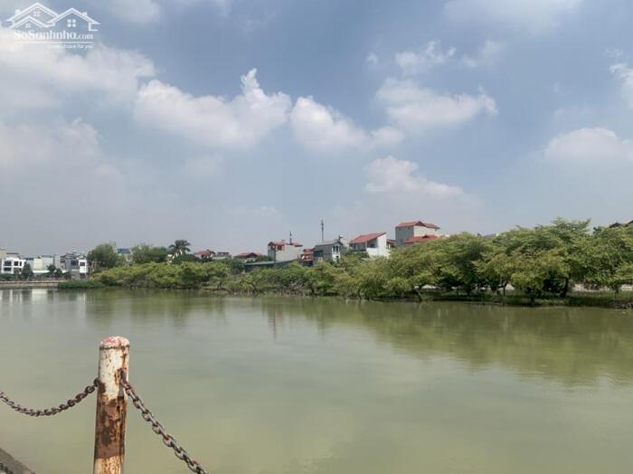 Hình ảnh Bán đất gần hồ hiện hữu Cự Khối, khu đấu giá X2 Cự Khối, 91m2 mặt tiền đẹp 7m đường ô tô tránh vỉa hè, giá nhỉnh 18 tỷ 0