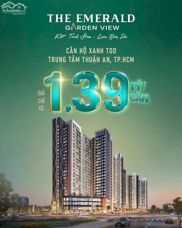 Hình ảnh Tiện ích xanh- Sống dễ dàng mỗi ngày tại the Emerald Garden View chỉ từ 1.39 tỷ đã sở hữu 1 căn sát quốc lộ 13 nối các tuyến Metro C5 và C6 0
