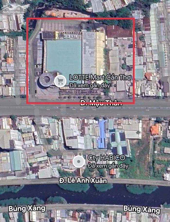 Hình ảnh Bán Nền 2 Mặt tiền Bờ kè Rạch Ngỗng và hẻm 45 đường Mậu Thân - Cách Siêu Thị Lotte 100m, P.Cái Khế, TP.Cần Thơ 3