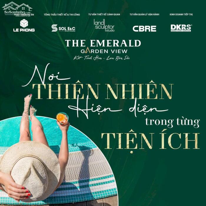 Hình ảnh The Emerald Garden View nơi thiên nhiên hiện diện trong từng tiện ích giá chỉ dưới 35tr/m2 0