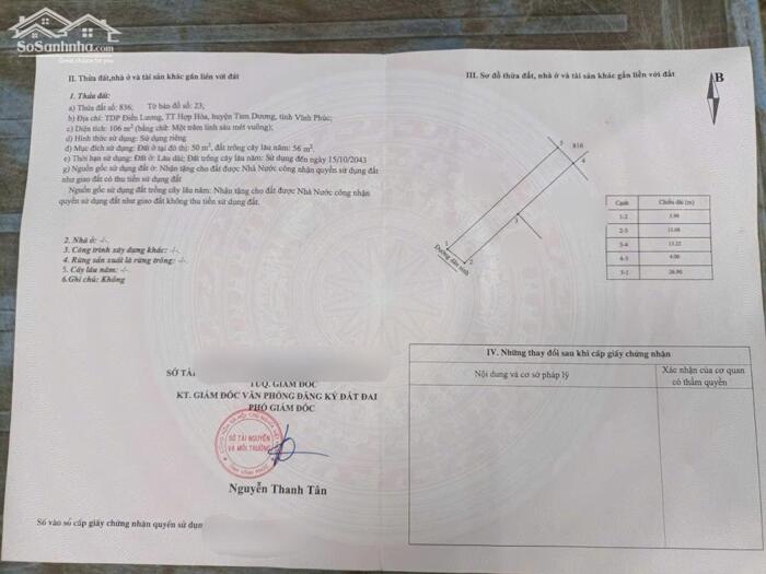 Hình ảnh Bán lô 106m2 trung tâm Thị Trấn Hợp Hoà, cạnh trường cấp 2 lh_0987673102 1