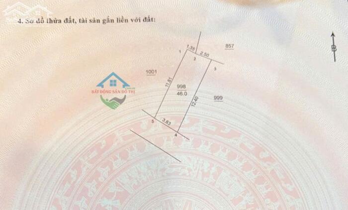 Hình ảnh Bán đất Song Khê Tam Hưng Thanh Oai, 46m2 vuông vắn, ô tô tránh, sát Tỉnh Lộ 427B 3