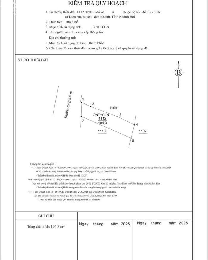 Hình ảnh DA98 Bán đất mặt tiền kinh doanh đường Bà Đề gần chợ Diên An 7