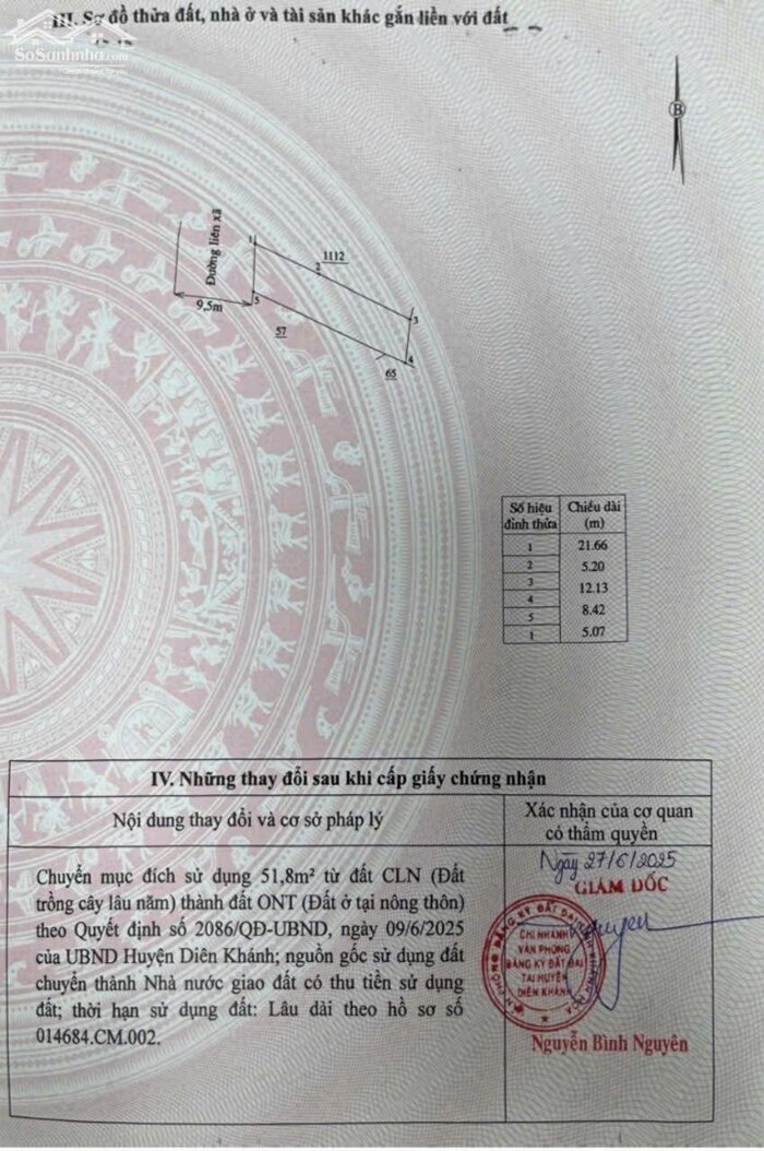 Hình ảnh DA98 Bán đất mặt tiền kinh doanh đường Bà Đề gần chợ Diên An 0