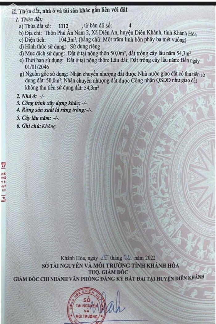 Hình ảnh DA98 Bán đất mặt tiền kinh doanh đường Bà Đề gần chợ Diên An 3