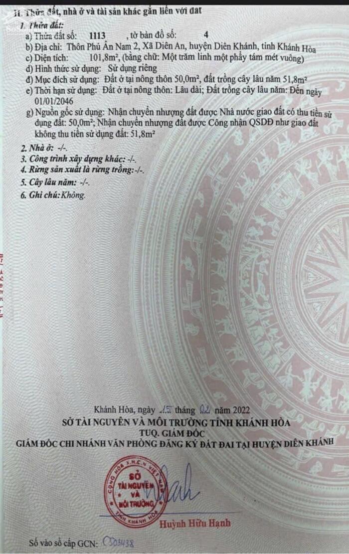 Hình ảnh DA98 Bán đất mặt tiền kinh doanh đường Bà Đề gần chợ Diên An 1