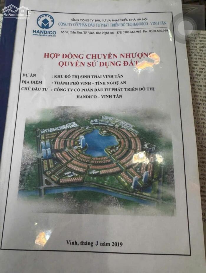 Hình ảnh Bán lô 140m2 hàng hiếm khu Liền Kề 06, KĐT Handico Vinh Tân 1