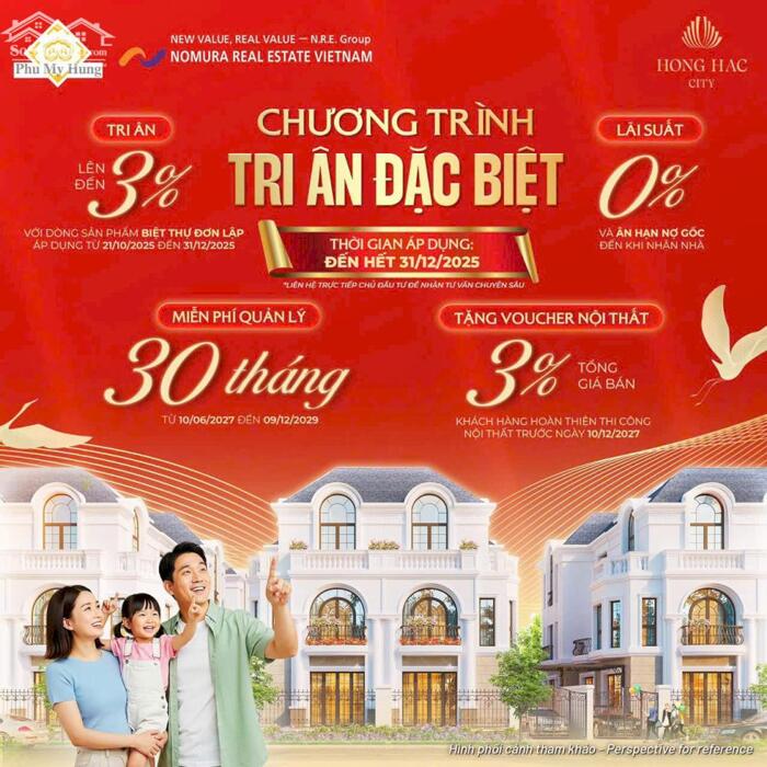 Hình ảnh T12/2025 CĐT PHÚ MỸ HƯNG TUNG RA CHIẾT KHẤU HẤP DẪN CHO KH MUA GDD1 HỒNG HẠC CITY BẮC NINH 0