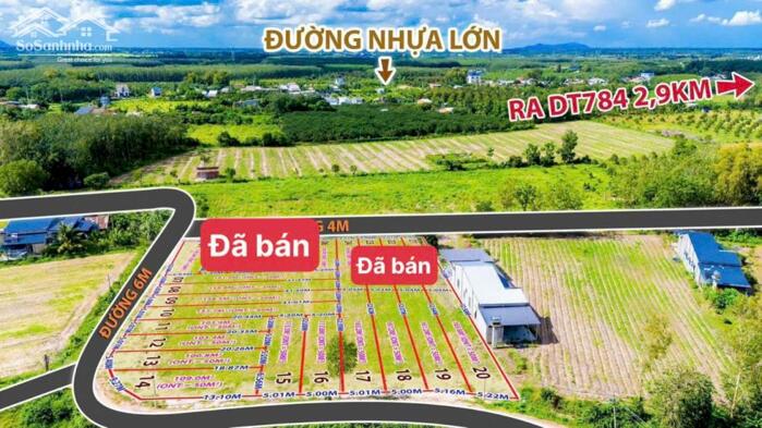 Hình ảnh Bàu Đồn- Gò Dầu dt 5*21m sẵn thổ cư cách KCN Phước Đông chỉ 4km giá F0 chỉ 3xxtr lô bao sang tên 0