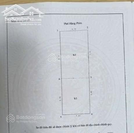 Hình ảnh Gía Tốt ! Mặt Phố Hàng Phèn 4 Tầng Khung Cột Ô Chờ Thang Máy Chỉ 46 Tỷ 0