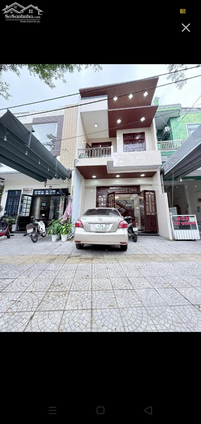 Hình ảnh HÓT Siêu phẩm 3 tầng MT KD VIP đường Trần Xuân Lê, TT THANH KHÊ, giá sập hầm 3