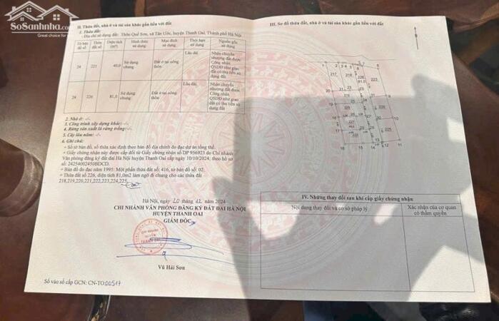 Hình ảnh Bán đất Quế Sơn Tân Ước Thanh Oai, 40m-52m2 giá hơn 2-3 tỷ 10