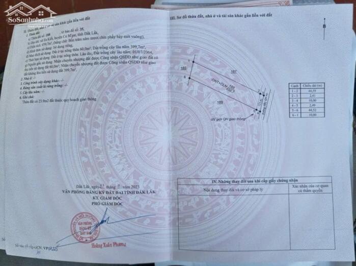 Hình ảnh Ea Kiết- Cư Mgar dt 450m2 sẵn thổ cư đường oto tới đất đất full cà phê xen sầu riêng cho thu giá chỉ 299tr bao sổ 4