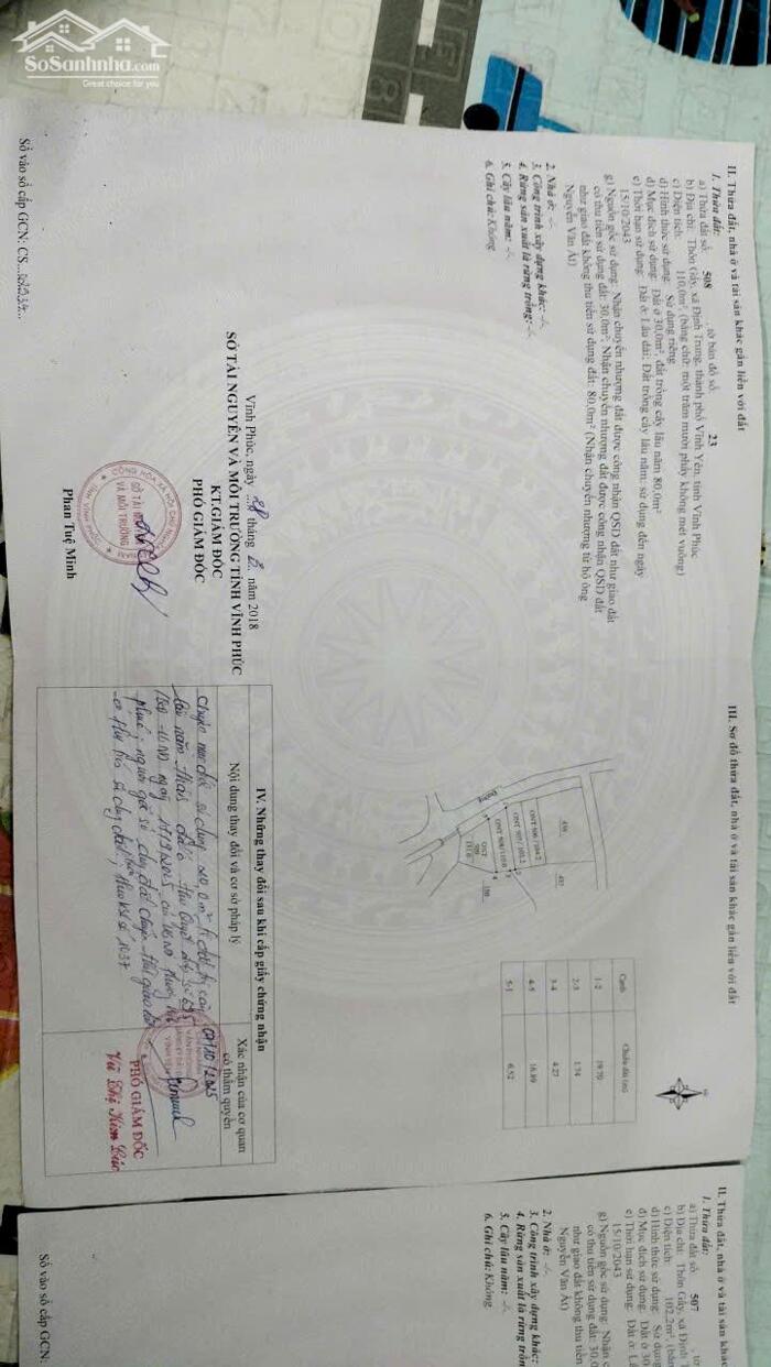 Hình ảnh CHỦ NHỜ BÁN Ô ĐẤT ĐỊNH TRUNG, VĨNH YÊN, VỊ TRÍ ĐẮC ĐỊA 1