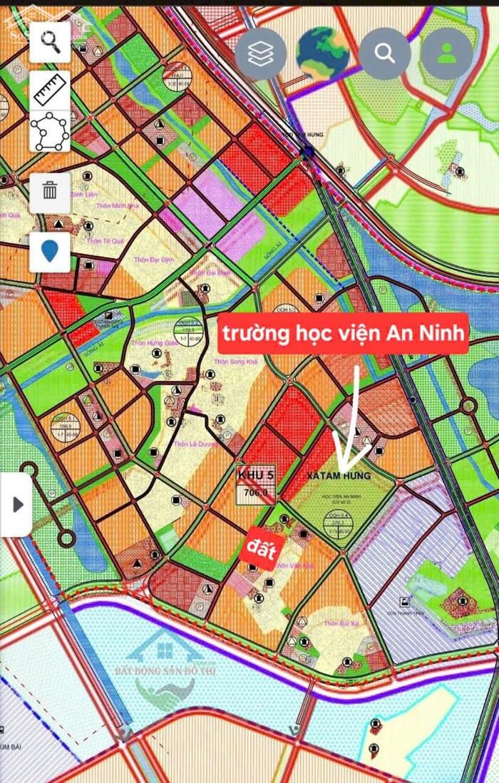 Hình ảnh Hiếm ô tô tránh 45m2, giá Đầu Tư - Bán đất Văn Khê Tam Hưng Thanh Oai 5