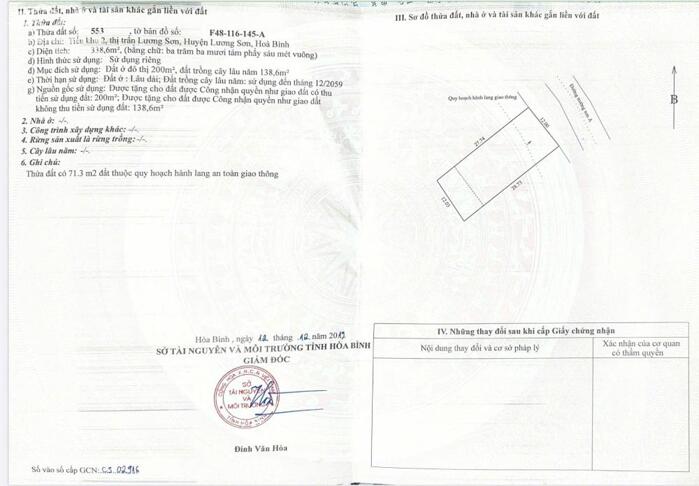 Hình ảnh BÁN ĐẤT TRUNG TÂM THỊ TRẤN LƯƠNG SƠN – BÁM ĐƯỜNG ATK, BÁM SUỐI ĐẦU NGUỒN 1