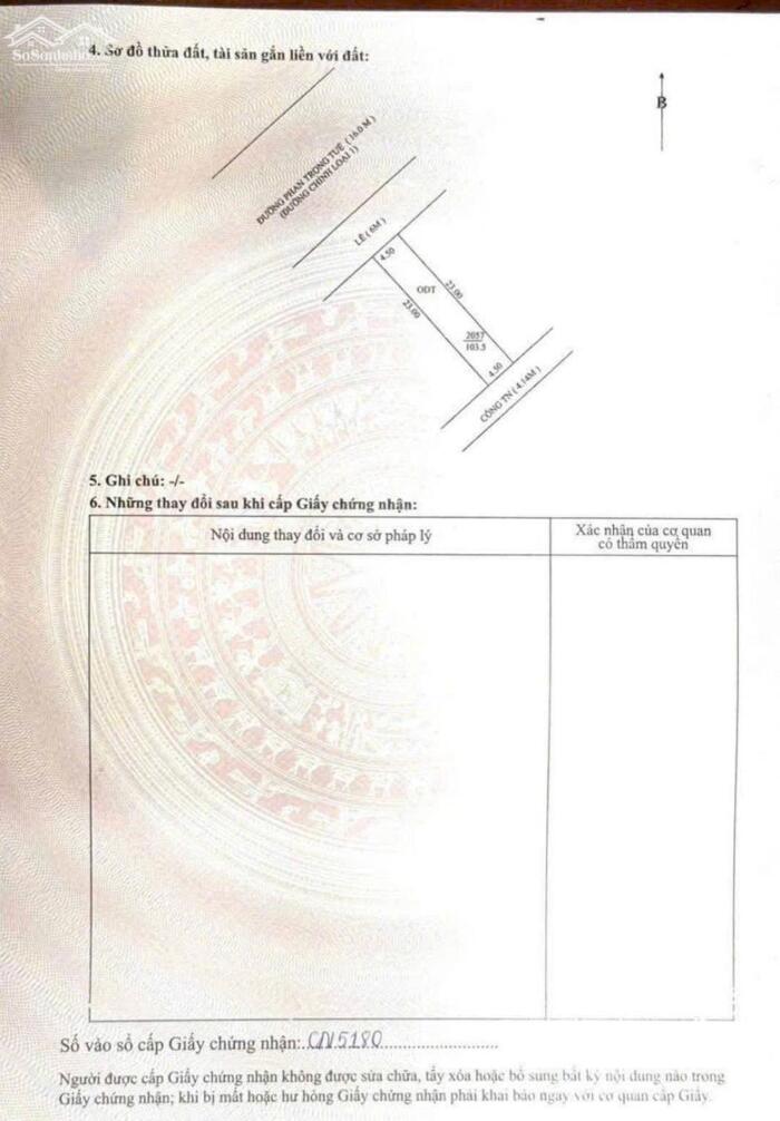 Hình ảnh Bán nền đường phan trọng tuệ trung tâm thành phố cần thơ 2