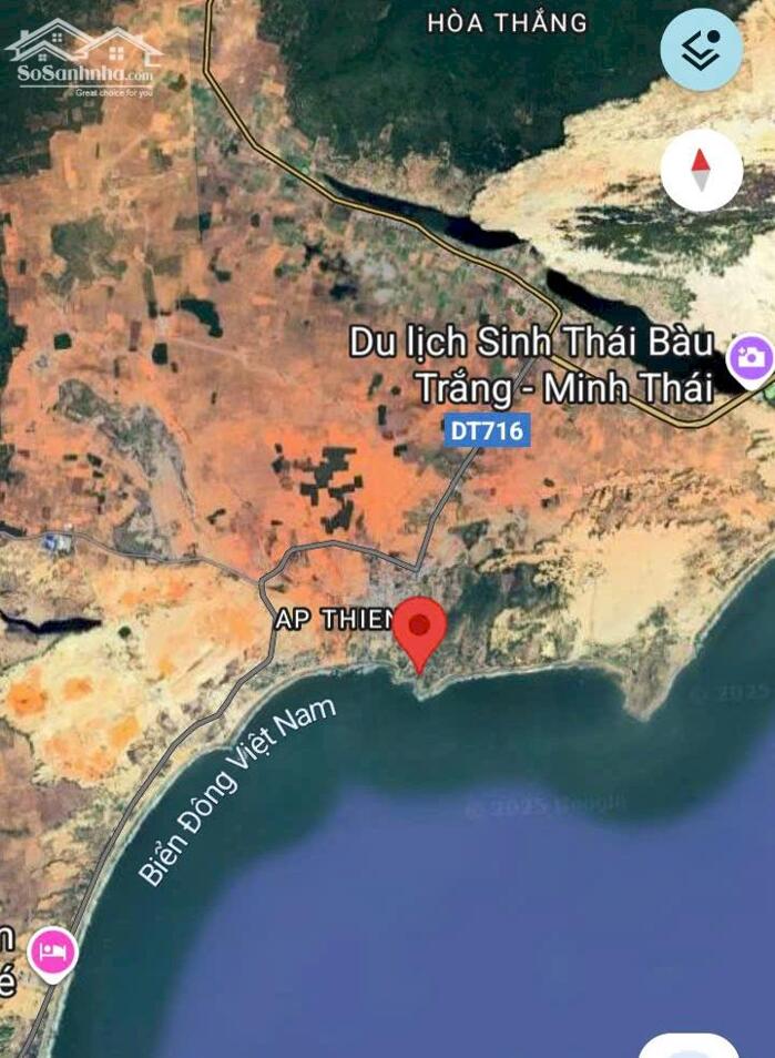 Hình ảnh Bán đất ven Biển-Xã Hòa Thắng-1000m²,có 300m2TC,mặt tiền Nhựa 15m-Giá 6.2 tỷ 0