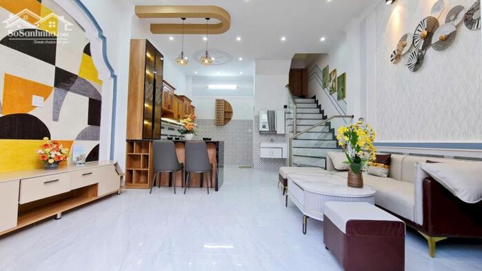 Hình ảnh Bán Nhà 3 Tầng Full Nội Thất Trục Chính Hẻm 567 Hồ Búng Xáng 2