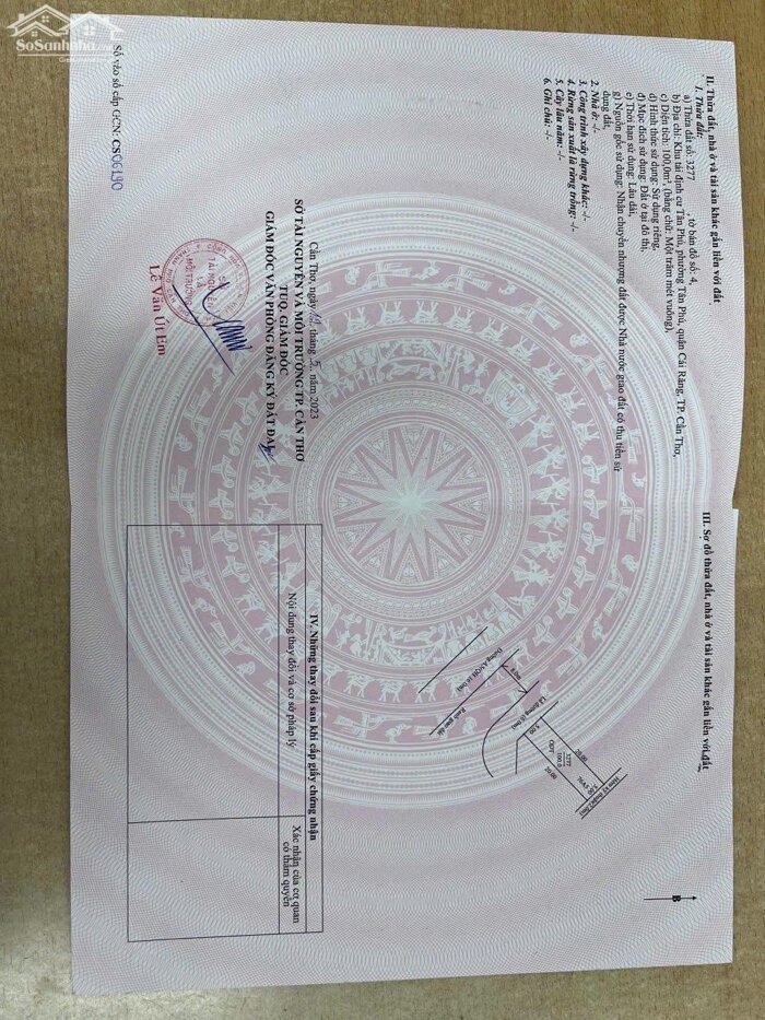 Hình ảnh Bán Cặp góc nhìn ra Trường Học , Sân Bóng Trường Cấp 2 KDC Tân Phú 1