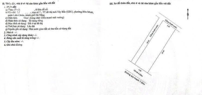 Hình ảnh Cần bán lô đất MT( Kẹp Cống)đường Trần Quang Long.Đà Nẵng 2
