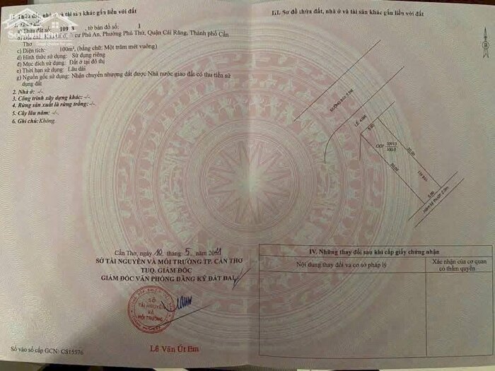 Hình ảnh BÁN NỀN 135 ĐƯỜNG B10 KDC PHÚ AN. LH 0942495498 PHƯƠNG 1