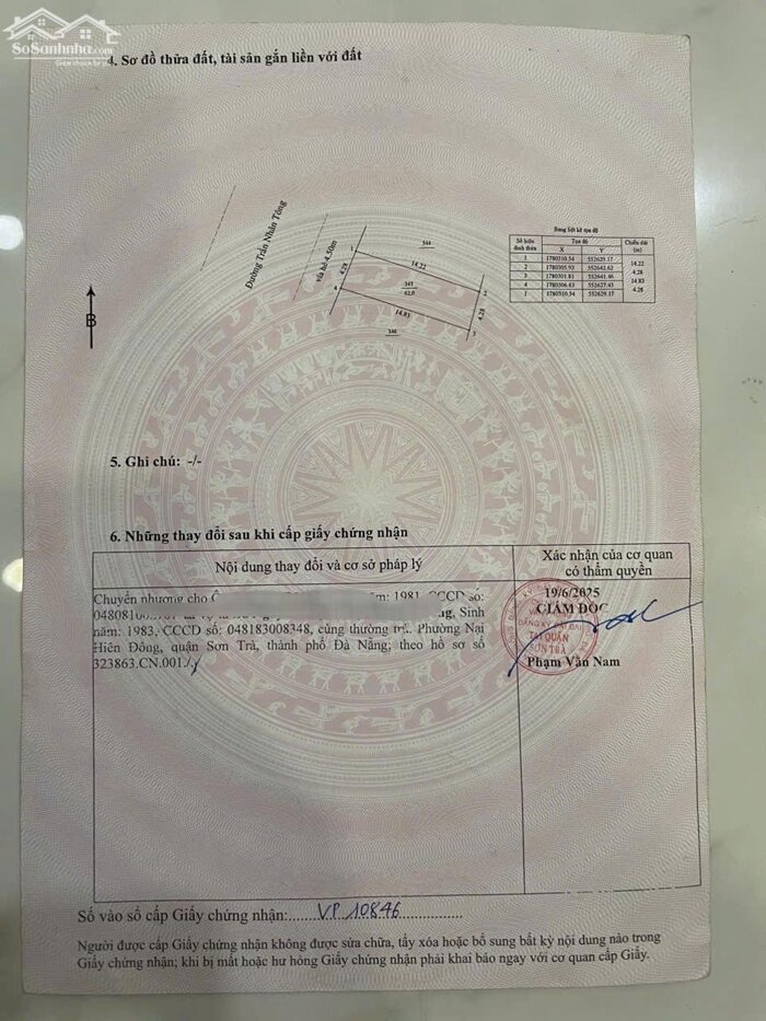 Hình ảnh Mình cần bán lô đất mặt tiền 10m5 Trần Nhân Tông , Phường Sơn Trà ( Gần Siêu Thị Copmart ) ⭐⭐⭐⭐ 2