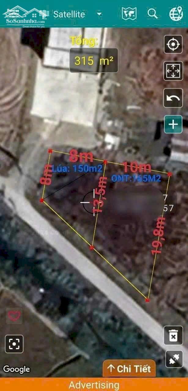 Hình ảnh Chủ cần bán 286m2 thổ lúa mt xe hơi xã Tân Lân giá rẻ đầu tư 850tr 1