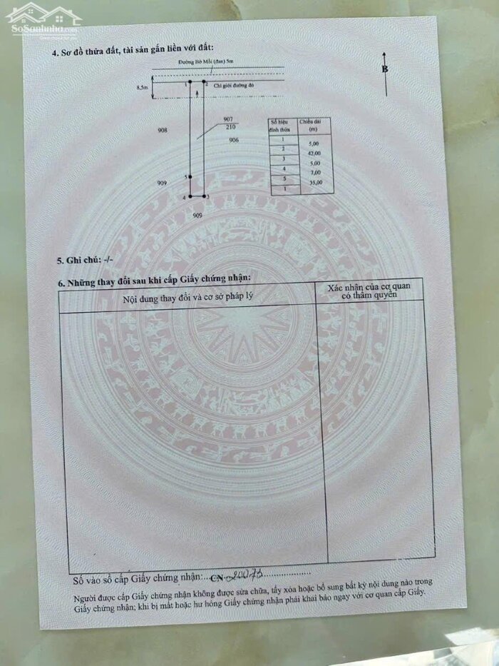Hình ảnh Hàng F0 mới ra lò 210m2 thổ mt xe hơi xã Tân Lân giá rẻ đầu tư 980tr 3