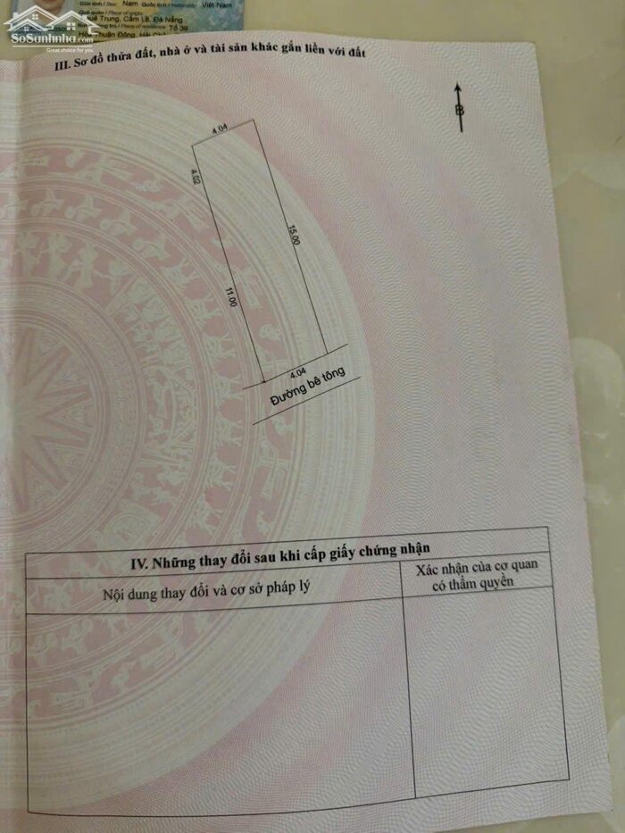 Hình ảnh BÁN LÔ ĐẤT KIỆT BÌNH THÁI 4, CẨM LỆ, GIÁ CHỈ 2,58 TỶ 1