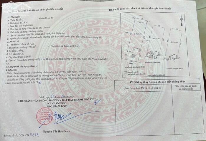 Hình ảnh Bán căn Shophouse 107m2 dự án Vinh Heritage, Lê Mao kéo dài 1