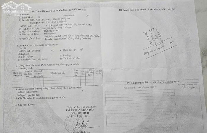 Hình ảnh Bán đất KDC nhà máy nước, Đống Đa, Vĩnh Yên. 4