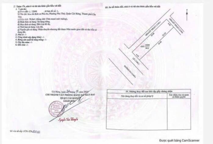 Hình ảnh Bán nền 90m² đường C4 KDC Phú An, phường Hưng Phú, TP. Cần Thơ 3