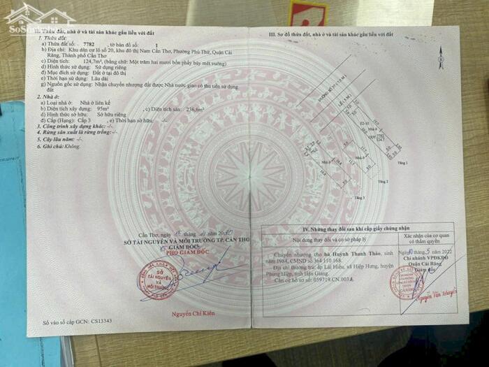 Hình ảnh Bán nhà Trệt Lững Lầu KDC 586 gần chợ Phú Thứ, P. Hưng Phú, Tp Cần Thơ. 6