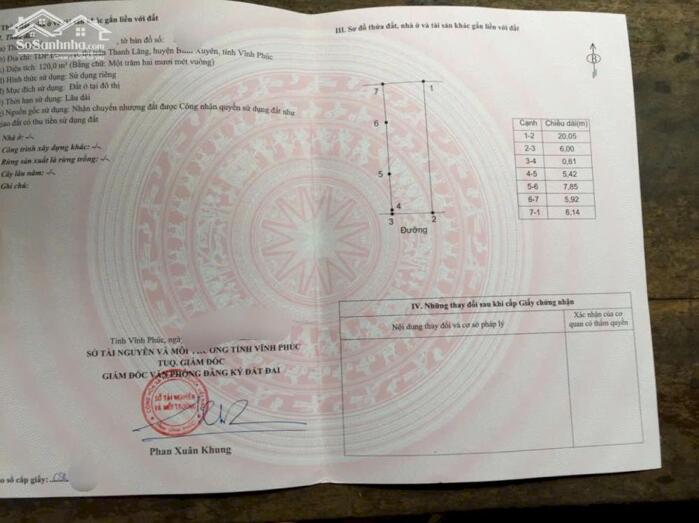 Hình ảnh Bán nhà xưởng 120m2, mt 6m Thanh Lãng, Bình Xuyên gần Vinhome lh_0987673102 2