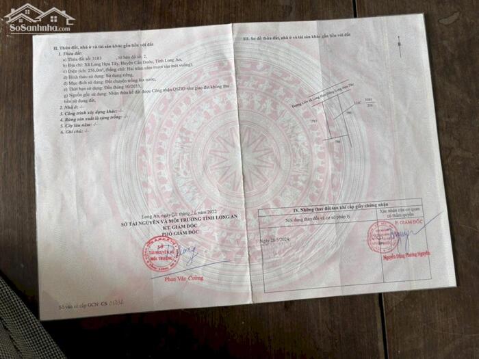 Hình ảnh Mua đất tặng nhà cấp 4 mt đường nhựa 9m xã Long Hựu giá rẻ 950tr 4