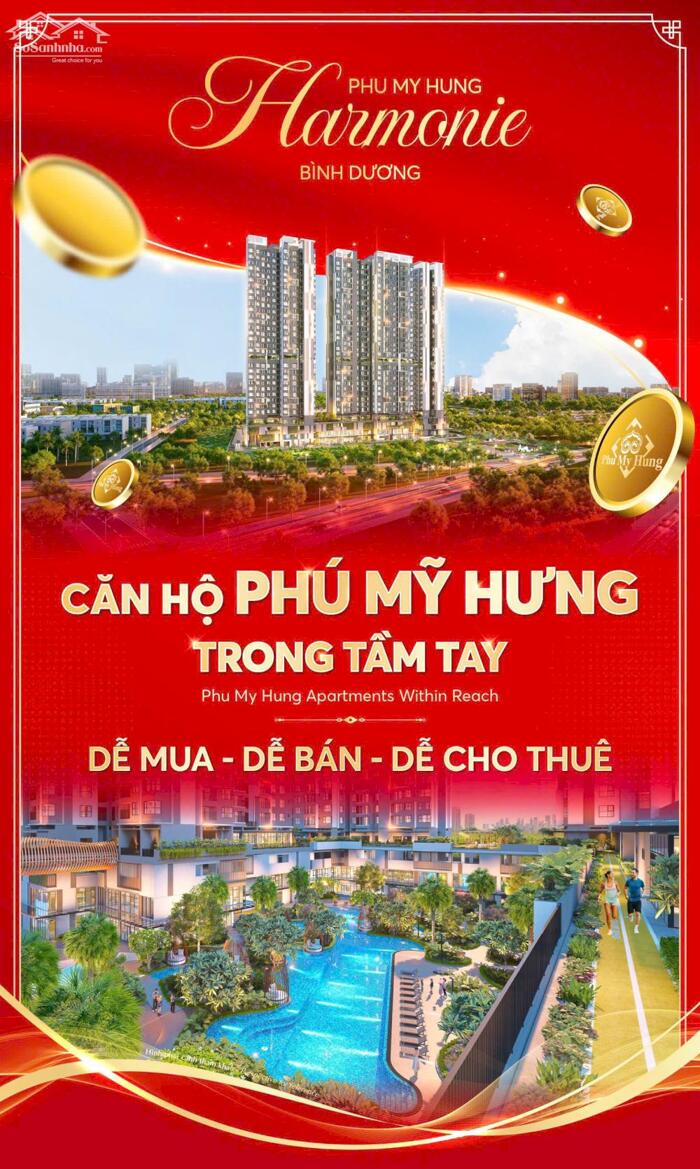 Hình ảnh VỊ TRÍ DỰ ÁN CĂN HỘ HARMONIE PHÚ MỸ HƯNG BÌNH DƯƠNG 1
