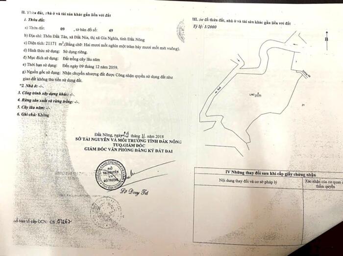 Hình ảnh Rẫy giá rẻ tại trung tâm phường Đông Gia Nghĩa - Gần bệnh viện - View suối 1