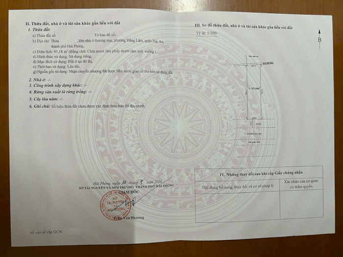 Hình ảnh Bán lô đất 95m2 mặt đường Nguyễn Đồn, P Đằng Lâm, Hải An 0