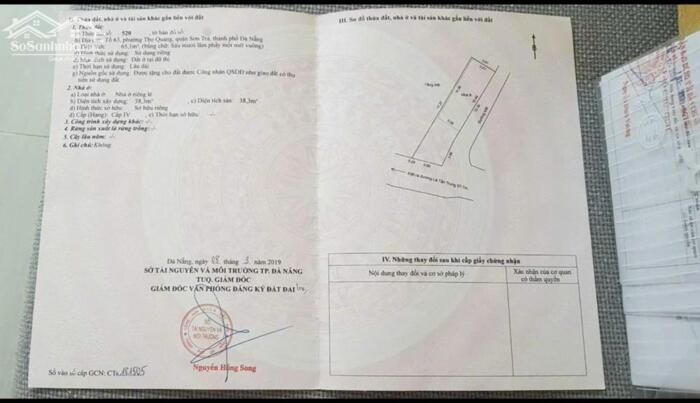 Hình ảnh Chính chủ cần bán lô đất 2 mặt kiệt Lê Tấn Trung , Phường Sơn Trà , TP. Đà Nẵng. ⭐⭐⭐⭐⭐ 1