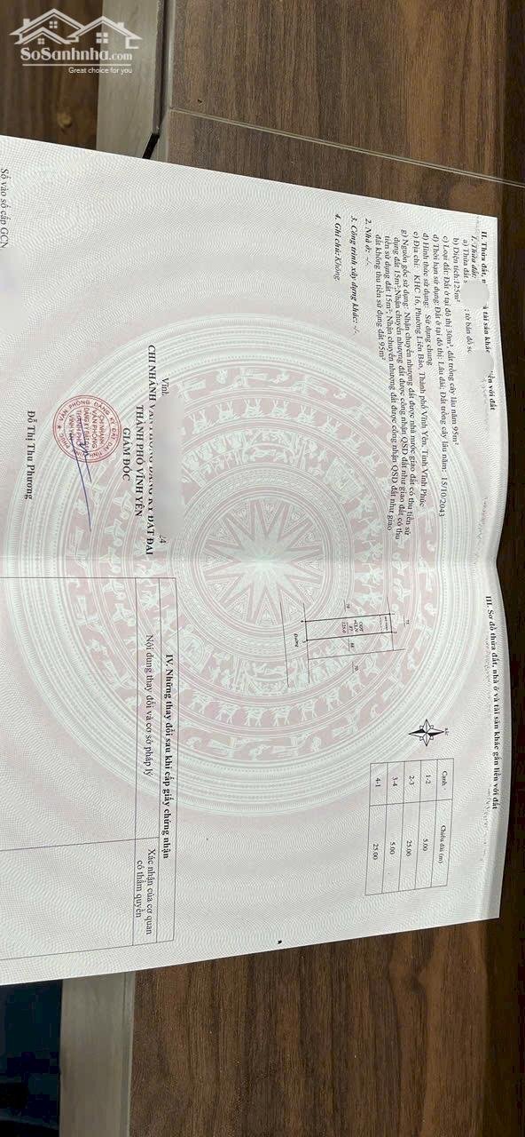 Hình ảnh Bán lô 125m2 trục chính Văn Miếu, Liên Bảo gần Nhà Văn Hoá Gò Dung lh_0987673102 3