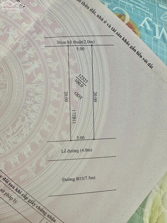 Hình ảnh CẦN BÁN 172B11 KDC PHÚ AN, P. HƯNG PHÚ, CẦN THƠ. 1