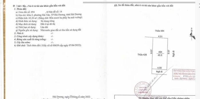 Hình ảnh Bán đất ngõ Lý Anh Tông – lô góc 2 mặt thoáng – nhìn KĐT Ecopark giá 1.2x tỷ 3