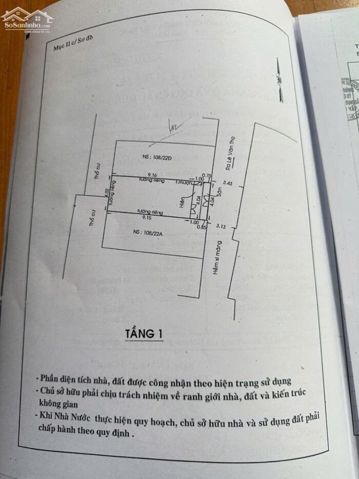 Hình ảnh Bán đất tặng nhà cấp 4, đường số 4, phường 16 0