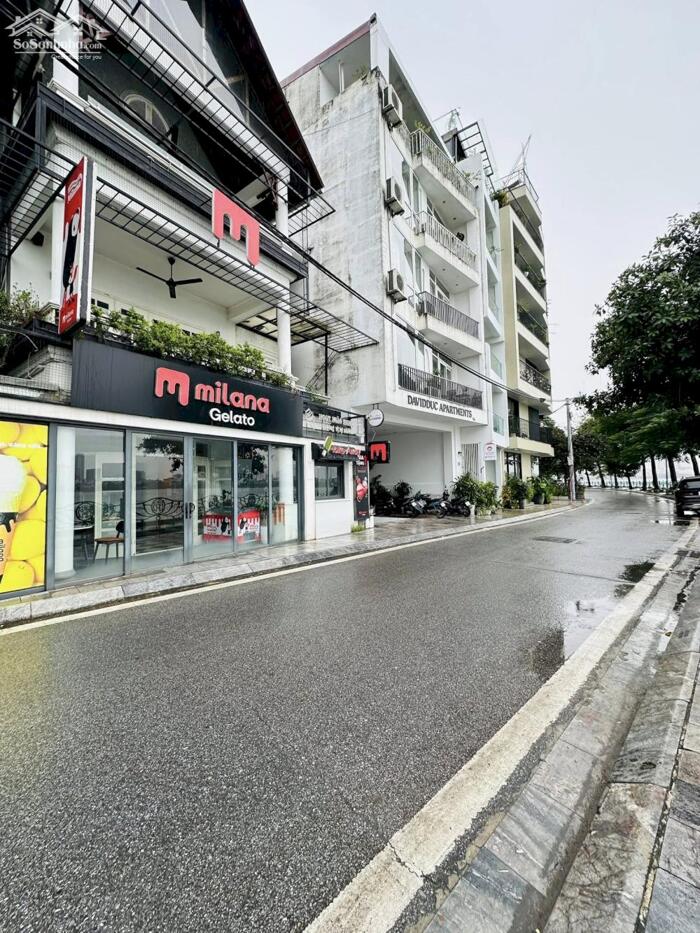 Hình ảnh Nhà Mặt Hồ Quảng Khánh 5 Nổi 1 hầm Mặt Tiền 8M 157 Tỷ 2 Thoáng Trước Sau 0