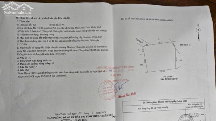 Hình ảnh BÁN ĐẤT KIỆT Ô TÔ NGUYỄN CÔNG HOAN – PHÚ BÀI, HUẾ | 4,5 TỶ - TL 4