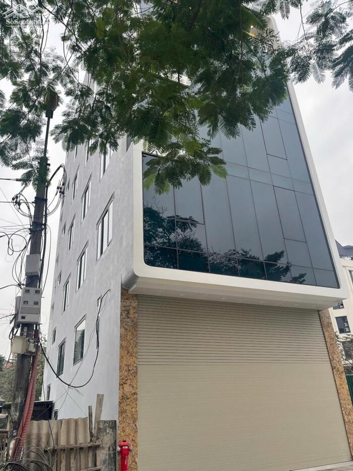 Hình ảnh Bán tòa nhà văn phòng 7 tầng, bán hầm view vườn hoa khu tái định cư X6 Thạch Bàn, cách Cổ Linh 50m 2