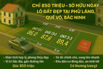 cần bán 3 lô đất 2 mặt tiền đẹp thôn an trạch, phù lãng, quế võ, bắc ninh 0986287189