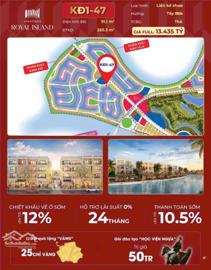 nhanh tay mua ngay căn liền kề shop tại vinhomes vũ yên, giá sau ck chỉ còn 11,7 tỷ, 91.1m2 đất